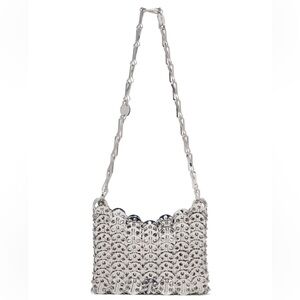 Paco Rabanne Iconic 1969 Silver Chainmail Shoulder Bag